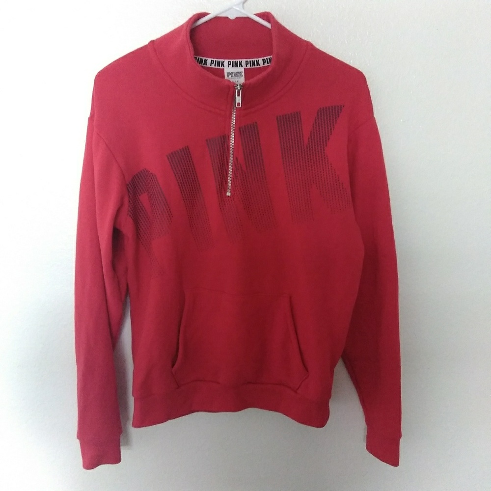PINK Victoria's Secret Red Pullover Sweater